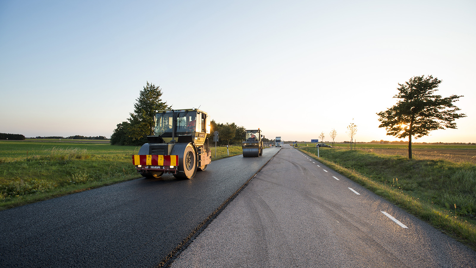 PEAB Asfalt väg 109 Ekeby 160913Foto: Klas Andersson